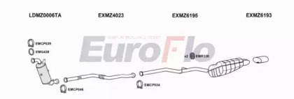 Система выпуска ОГ EuroFlo MZE2521D 0500LHD